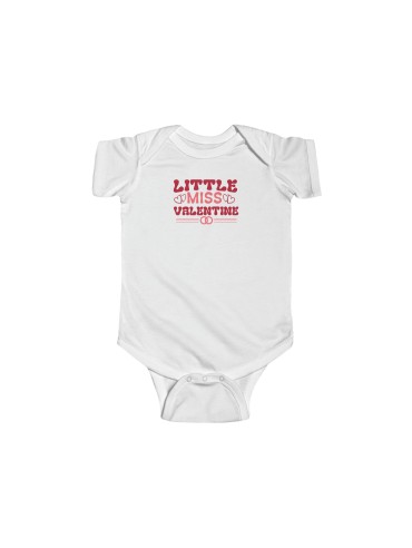 "Little Miss Valentine" #1 - Infant Fine Jersey Bodysuit